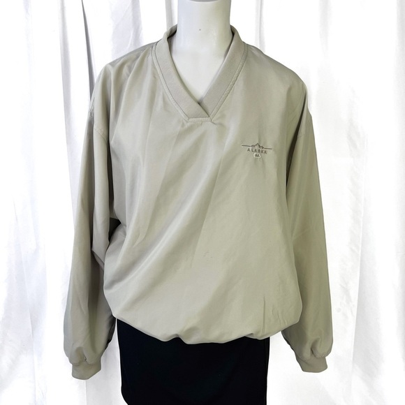 PRAIRIE MOUNTAIN SWEATER PULLOVER GREEN  OUTDOOR JACKET OVERSIZED VINTAGE LARGE - Picture 2 of 7